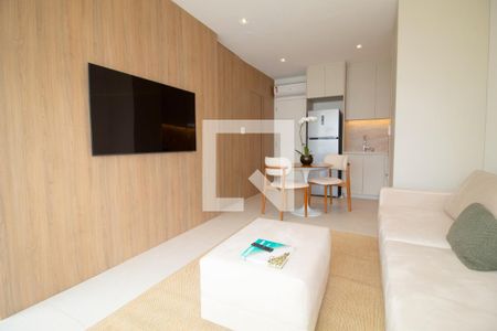 Sala de apartamento à venda com 1 quarto, 44m² em Jardins, São Paulo