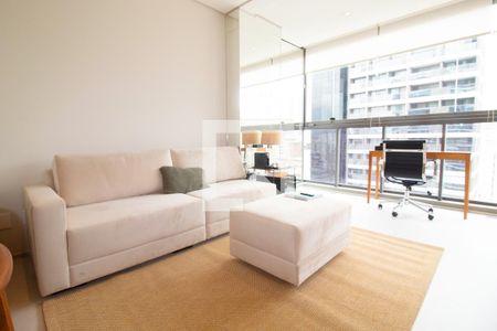 Sala de apartamento à venda com 1 quarto, 44m² em Jardins, São Paulo