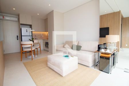 Sala de apartamento à venda com 1 quarto, 44m² em Jardins, São Paulo