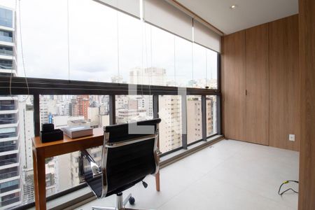 Varanda de apartamento à venda com 1 quarto, 44m² em Jardins, São Paulo