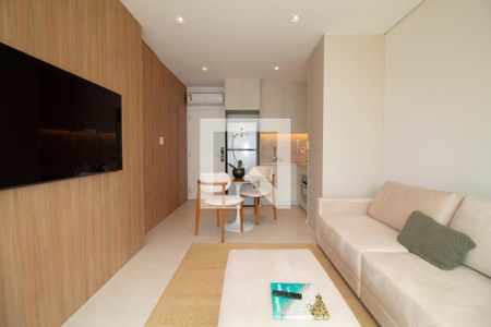 Sala de apartamento à venda com 1 quarto, 44m² em Jardins, São Paulo