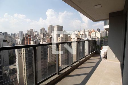 Varanda de apartamento para alugar com 1 quarto, 43m² em Jardins, São Paulo