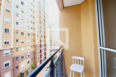 Varanda da Sala de apartamento para alugar com 3 quartos, 60m² em Vila Satúrnia, Campinas