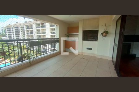 Varanda da Sala de apartamento para alugar com 3 quartos, 190m² em Alto de Pinheiros, São Paulo