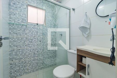 Banheiro de kitnet/studio para alugar com 1 quarto, 22m² em Vila Regente Feijó, São Paulo