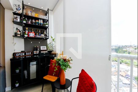 Varanda da Sala de apartamento à venda com 2 quartos, 55m² em Vila Galvão, Guarulhos