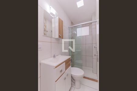 Banheiro de apartamento para alugar com 1 quarto, 32m² em Centro, Novo Hamburgo