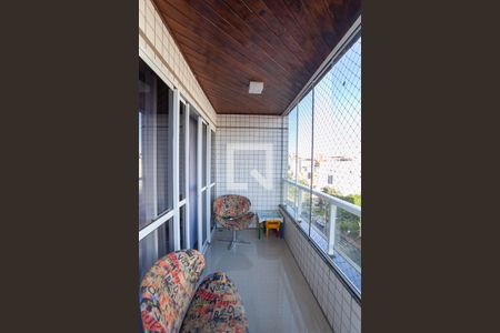 Varanda da sala  de apartamento à venda com 3 quartos, 202m² em Castelo , Belo Horizonte