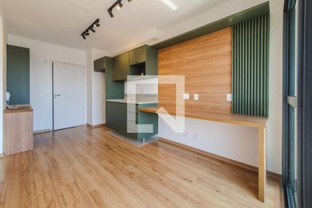 sala cozinha de kitnet/studio para alugar com 1 quarto, 33m² em Ipiranga, São Paulo