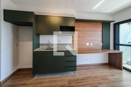 sala cozinha de kitnet/studio para alugar com 1 quarto, 33m² em Ipiranga, São Paulo