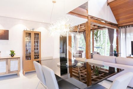 Sala de Jantar de casa de condomínio à venda com 3 quartos, 600m² em Passárgada, Nova Lima