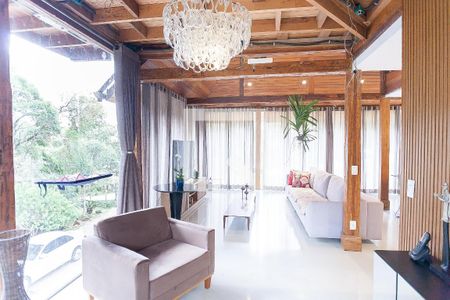 sala de casa de condomínio à venda com 3 quartos, 600m² em Passárgada, Nova Lima