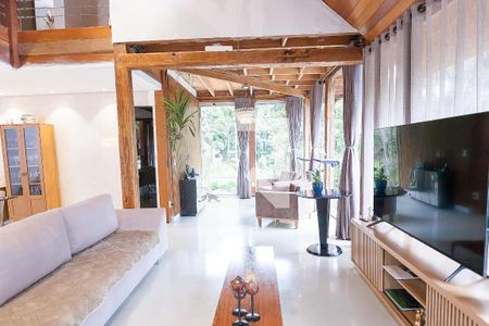 sala de casa de condomínio à venda com 3 quartos, 600m² em Passárgada, Nova Lima