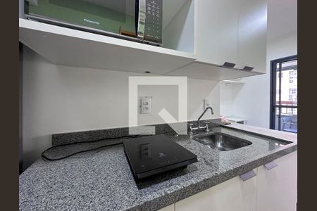 Studio para alugar com 25m², 1 quarto e sem vagaDetalhe Cozinha