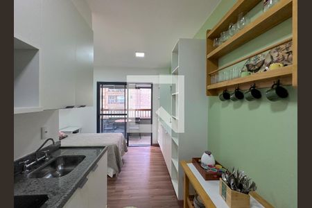 Studio para alugar com 25m², 1 quarto e sem vagaCozinha