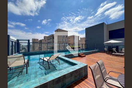 Studio para alugar com 25m², 1 quarto e sem vagaPiscina