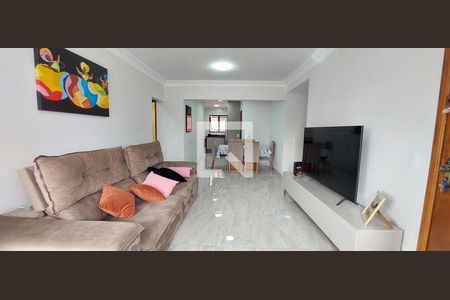 Sala de apartamento à venda com 3 quartos, 95m² em Vila Leopoldina, Santo André