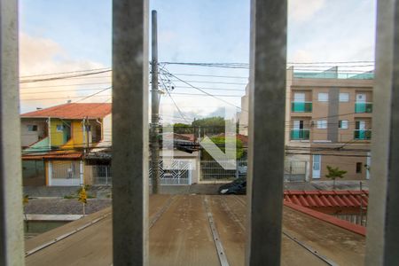 Vista da sala de casa à venda com 3 quartos, 136m² em Vila Helena, Santo André