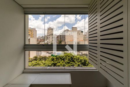 Varanda  de apartamento para alugar com 2 quartos, 48m² em Vila Buarque, São Paulo