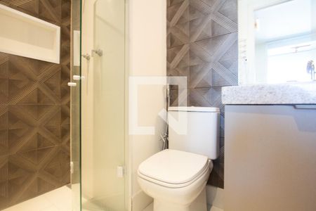 Studio para alugar com 28m², 1 quarto e sem vaga Studio para alugar com 28m², 1 quarto e sem vagaBanheiro