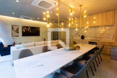 Studio para alugar com 28m², 1 quarto e sem vaga Studio para alugar com 28m², 1 quarto e sem vagaÁrea comum - Salão de festas
