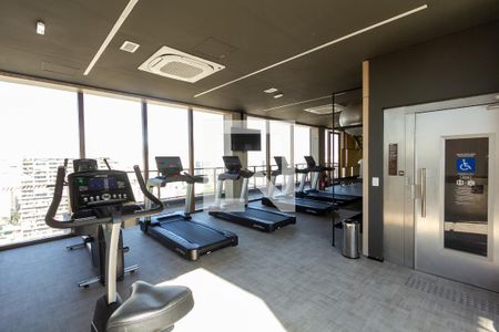 Studio para alugar com 28m², 1 quarto e sem vaga Studio para alugar com 28m², 1 quarto e sem vagaÁrea comum - Academia
