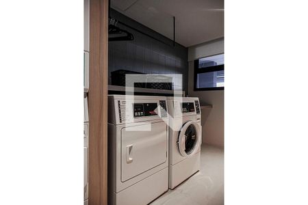 Studio para alugar com 33m², 1 quarto e sem vaga Studio para alugar com 33m², 1 quarto e sem vagaÁrea comum - Lavanderia