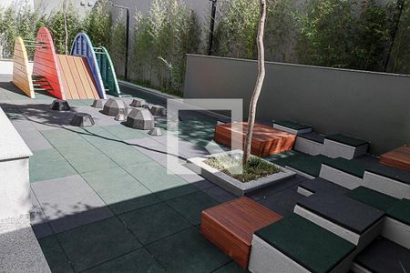 Studio para alugar com 33m², 1 quarto e sem vaga Studio para alugar com 33m², 1 quarto e sem vagaÁrea comum - Playground