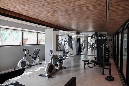 Studio para alugar com 33m², 1 quarto e sem vaga Studio para alugar com 33m², 1 quarto e sem vagaÁrea comum - Academia