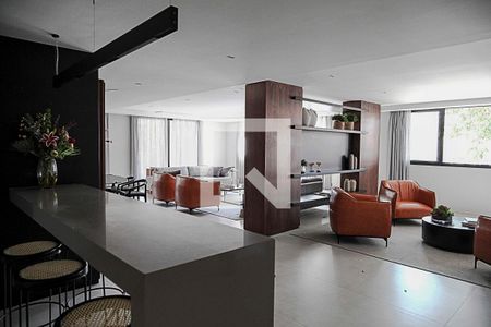 Studio para alugar com 33m², 1 quarto e sem vaga Studio para alugar com 33m², 1 quarto e sem vagaÁrea comum - Salão de festas