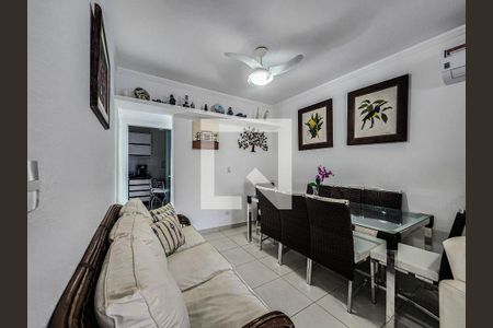 Sala de apartamento para alugar com 3 quartos, 130m² em Centro, Guarujá
