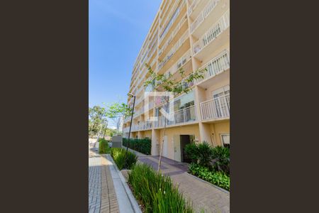Apartamento para alugar com 28m², 1 quarto e sem vaga Apartamento para alugar com 28m², 1 quarto e sem vagaFachada do bloco