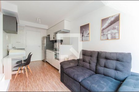 Sala de apartamento para alugar com 1 quarto, 28m² em Cambuci, São Paulo