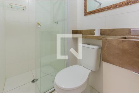 Banheiro de apartamento para alugar com 1 quarto, 28m² em Cambuci, São Paulo