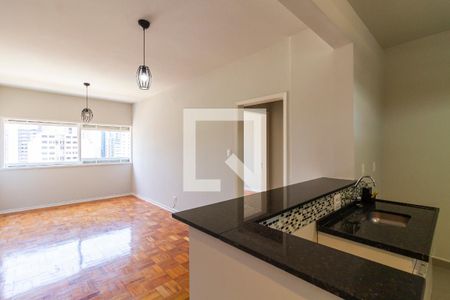 Sala de apartamento para alugar com 1 quarto, 57m² em Paraíso, São Paulo