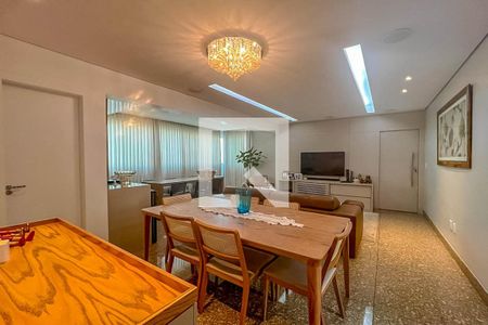 Sala de apartamento para alugar com 4 quartos, 132m² em Buritis, Belo Horizonte