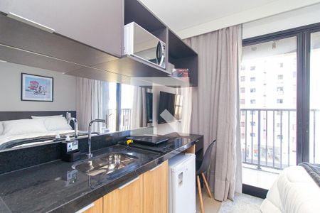 Studio à venda com 21m², 1 quarto e sem vagaCozinha