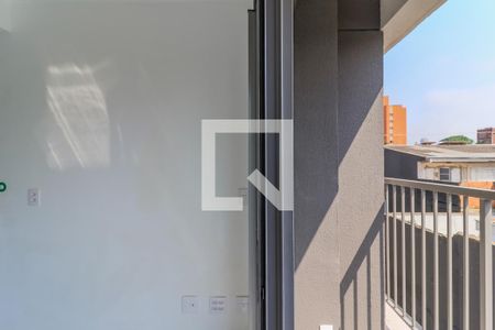 Varanda da Sala de apartamento à venda com 1 quarto, 19m² em Santo Amaro, São Paulo