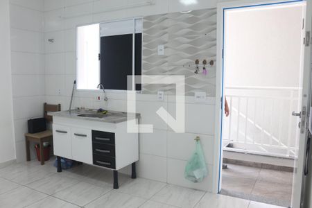 Sala/ cozinha  de apartamento à venda com 1 quarto, 27m² em Jardim Mimar, São Paulo