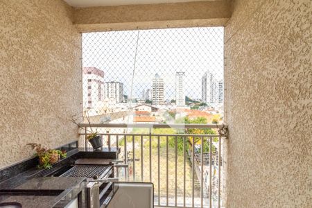 Varanda da Sala de apartamento à venda com 2 quartos, 57m² em Vila Galvao, Guarulhos
