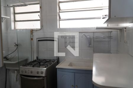 Cozinha de kitnet/studio à venda com 1 quarto, 35m² em República, São Paulo