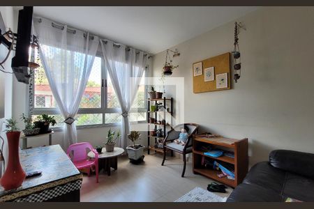 Sala de apartamento à venda com 3 quartos, 63m² em Jardim Utinga, Santo André