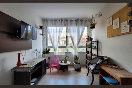 Sala de apartamento à venda com 3 quartos, 63m² em Jardim Utinga, Santo André