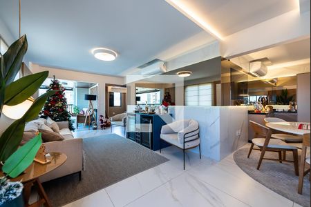 Sala de apartamento para alugar com 4 quartos, 355m² em Pompéia, Santos