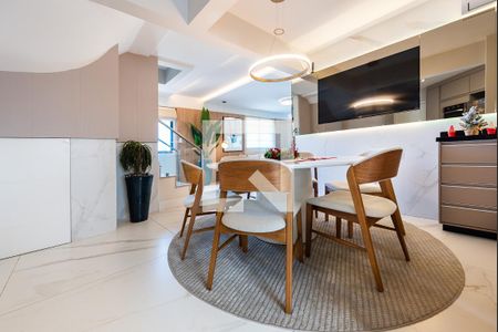 Sala de jantar de apartamento para alugar com 4 quartos, 355m² em Pompéia, Santos