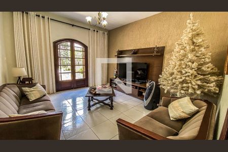 Casa 1 - Sala de casa à venda com 6 quartos, 400m² em Paraíso, Santo André
