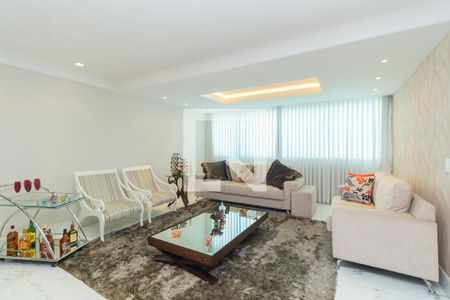 Sala de apartamento à venda com 4 quartos, 146m² em União, Belo Horizonte