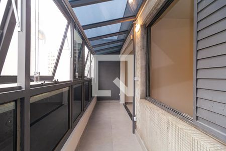 Varanda de apartamento à venda com 1 quarto, 56m² em Consolação, São Paulo