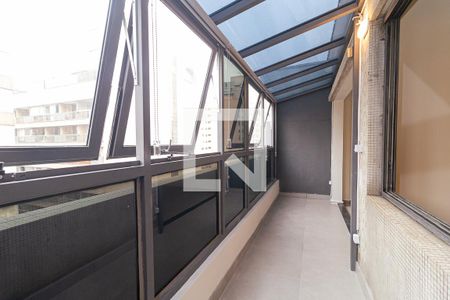Varanda de apartamento à venda com 1 quarto, 56m² em Consolação, São Paulo