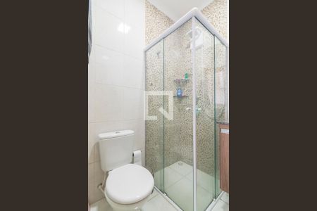 Banheiro da Suite de apartamento à venda com 2 quartos, 100m² em Vila Eldízia, Santo André